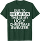 Due to Inflation Ugly Christmas Sweater Funny Holiday Family T-Shirt - T-Shirt | Forest