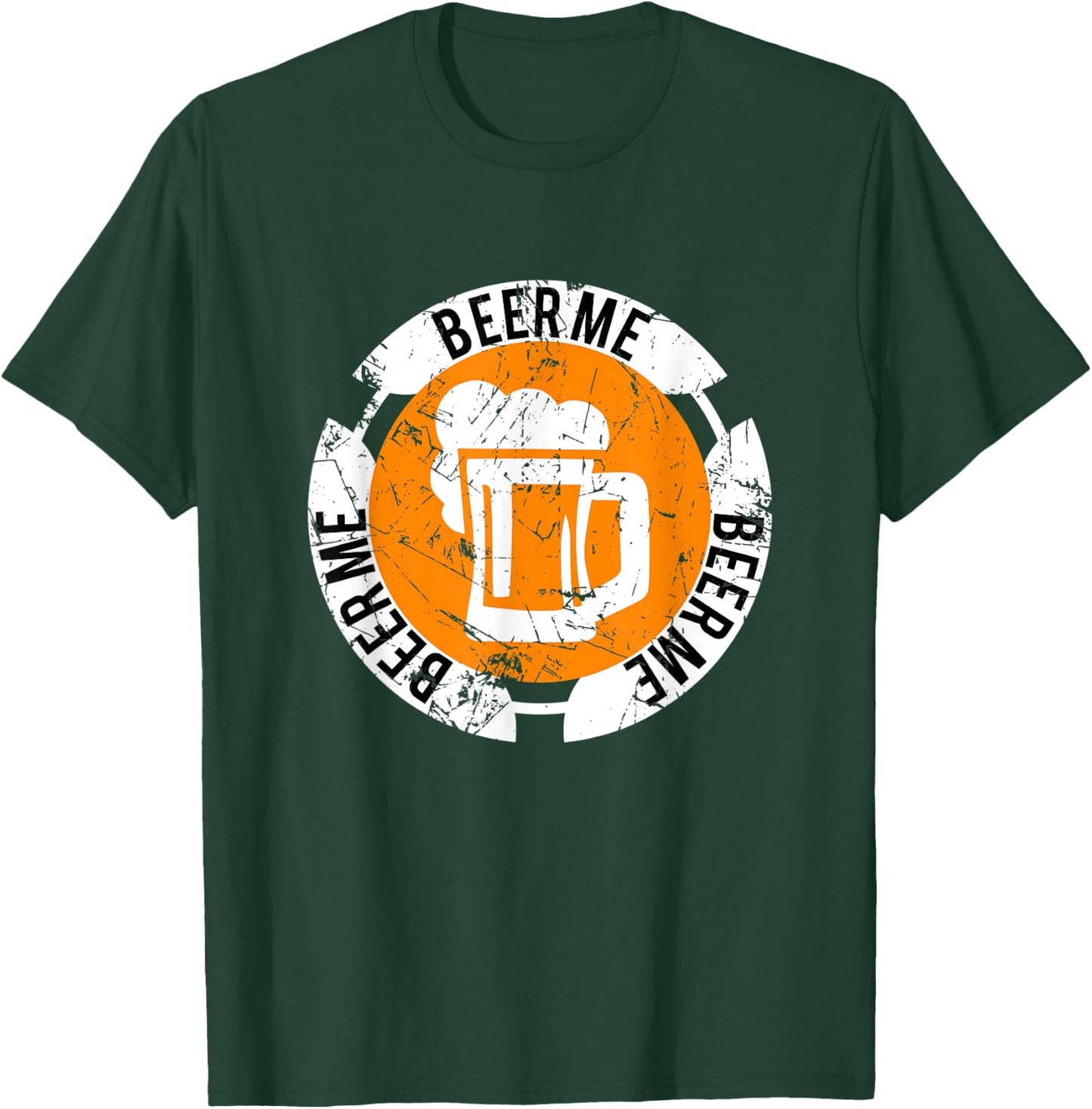 Beer Me funny beer shirt , Beer Mug Emblem, Beerman T-Shirt - T-Shirt | Forest