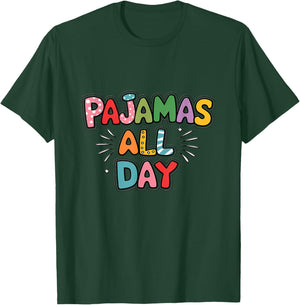 This Is My Pajama PJ Top Teen Boys Girls Bedtime Kids T-Shirt - T-Shirt | Forest
