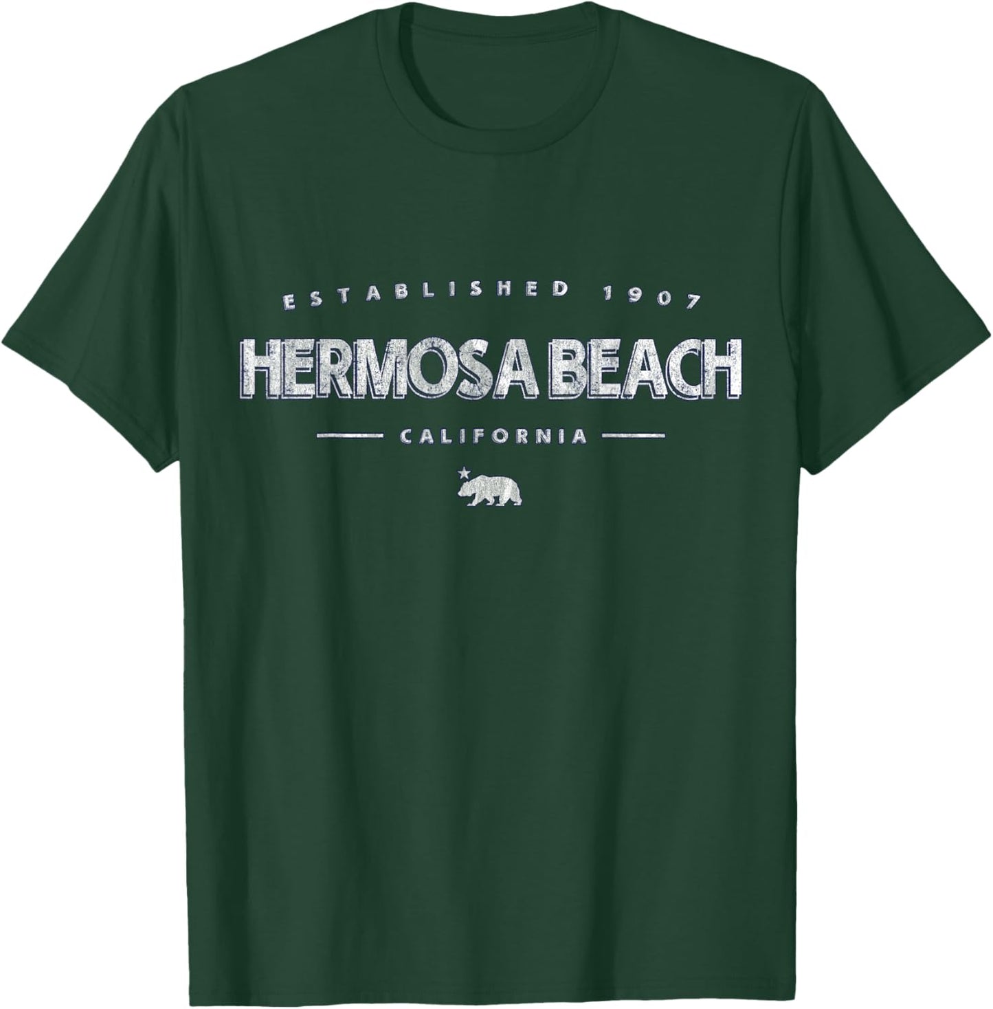 Hermosa Beach California - Hermosa Beach CA T-Shirt - T-Shirt | Forest