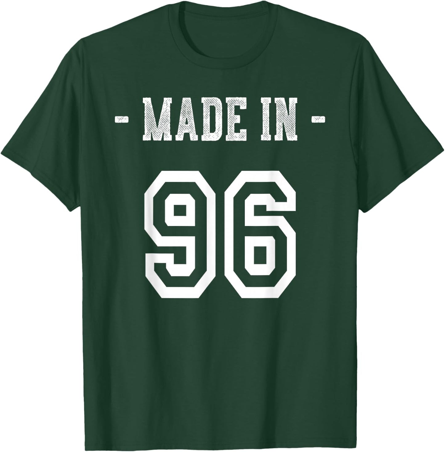 Made in 96 Shirt Born in 1996 Birthday Party T-Shirt - T-Shirt | Forest