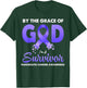 By The Grace God I'm A Survivor Pancreatic Cancer Survivor T-Shirt - T-Shirt | Forest