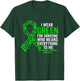 I Wear Green for Non Hodgkins Lymphoma Awareness Support T-Shirt - T-Shirt | Forest