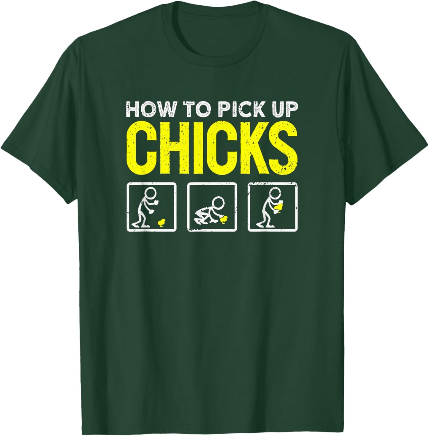 How To Pick Up Chicks Funny Kids Easter T-Shirt - T-Shirt | Forest
