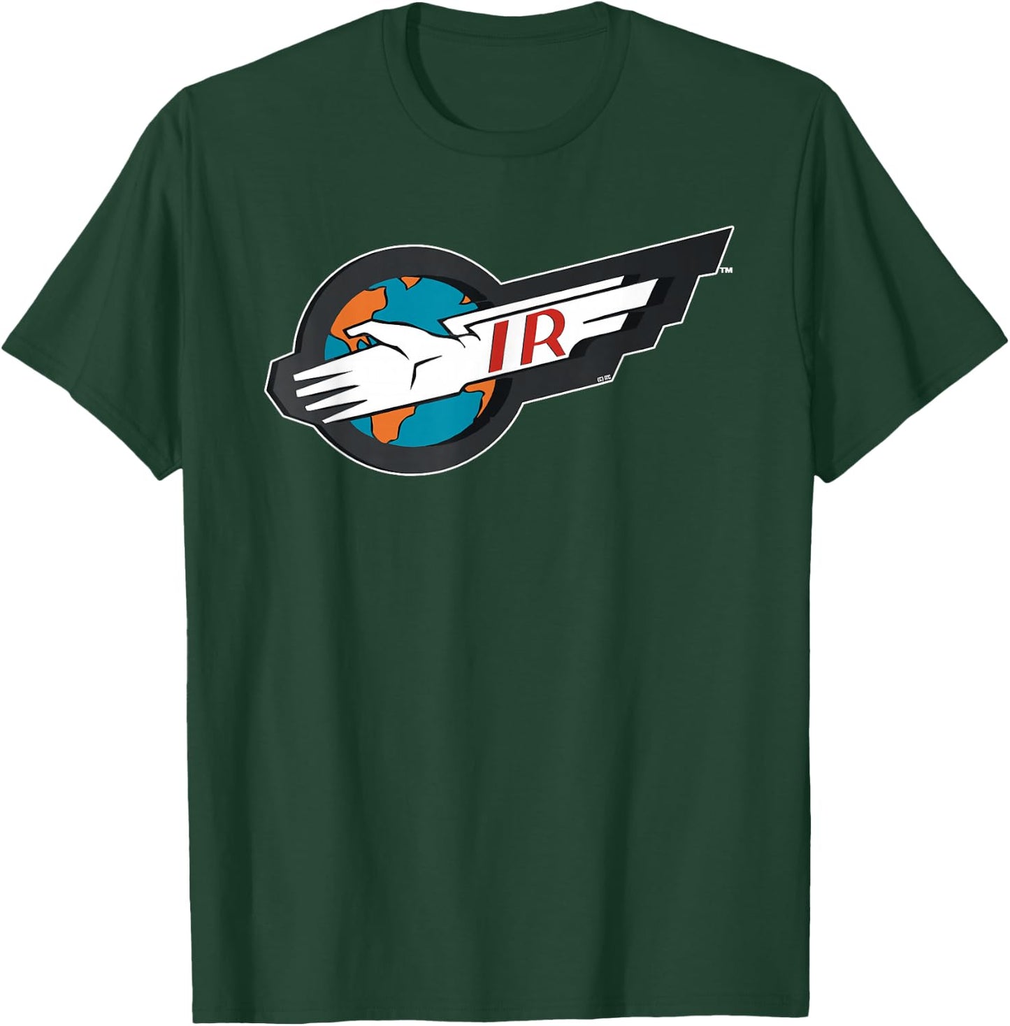Thunderbirds International Rescue IR Logo T-Shirt - T-Shirt | Forest