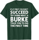 BURKE Funny Surname Family Tree Birthday Reunion Idea T-Shirt - T-Shirt | Forest