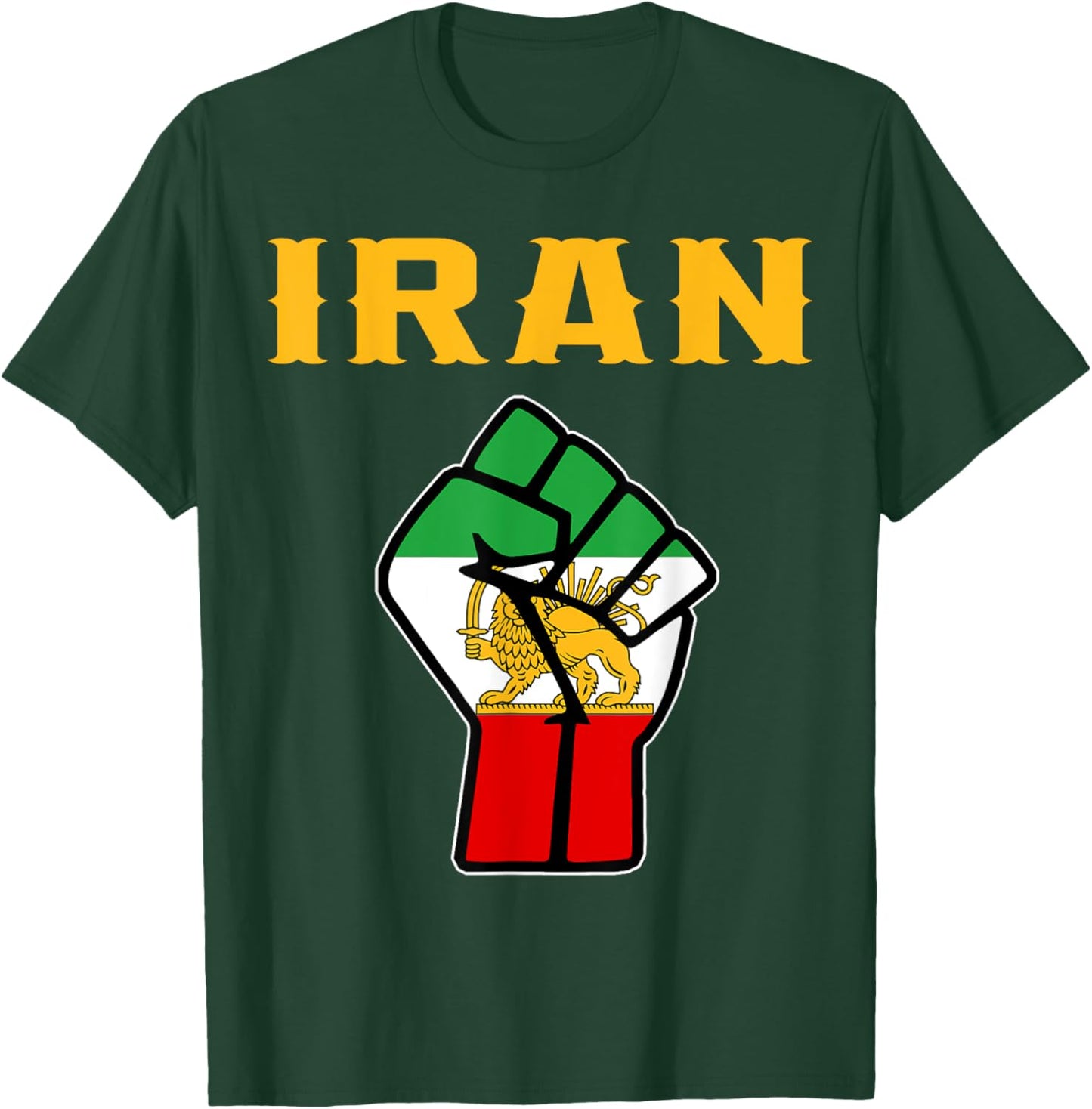 Iran,Iran Lion Sun Flag,Persian,Iran Flag. T-Shirt - T-Shirt | Forest