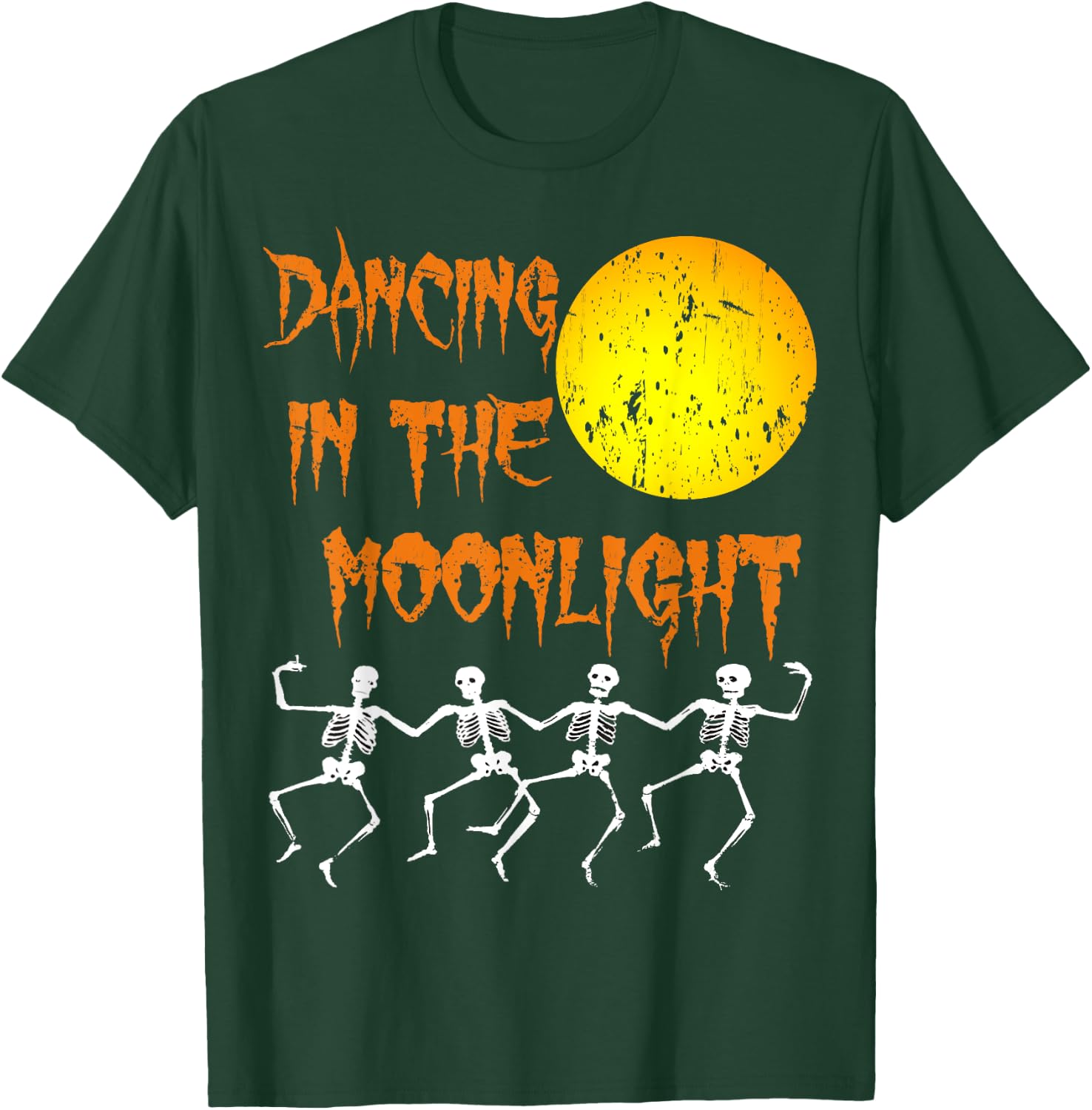 Dancing In The Moonlight skeleton T Shirts Drinking Party T-Shirt - T-Shirt | Forest