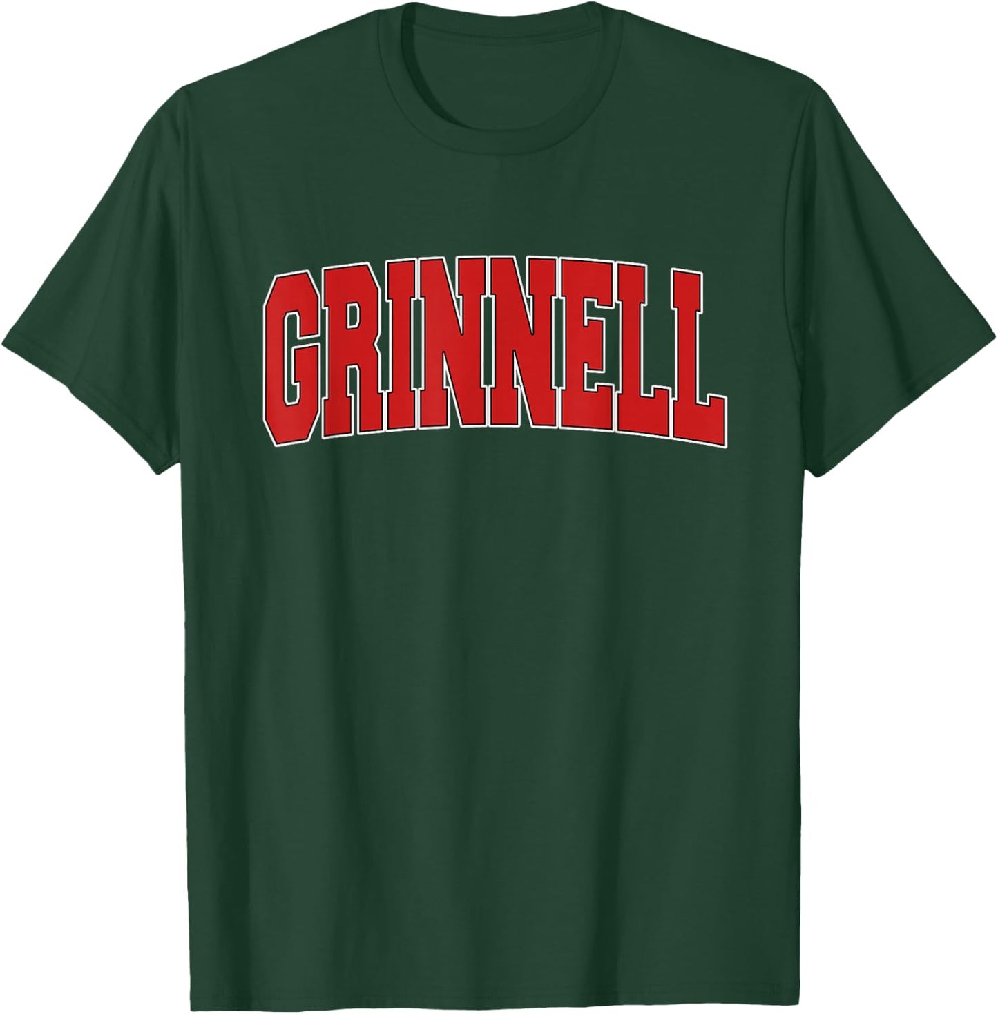GRINNELL IA IOWA Varsity Style USA Vintage Sports T-Shirt - T-Shirt | Forest