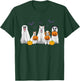Halloween Dogs Ghost Pumpkins Spooky Dog Lover Gift T-Shirt - T-Shirt | Forest