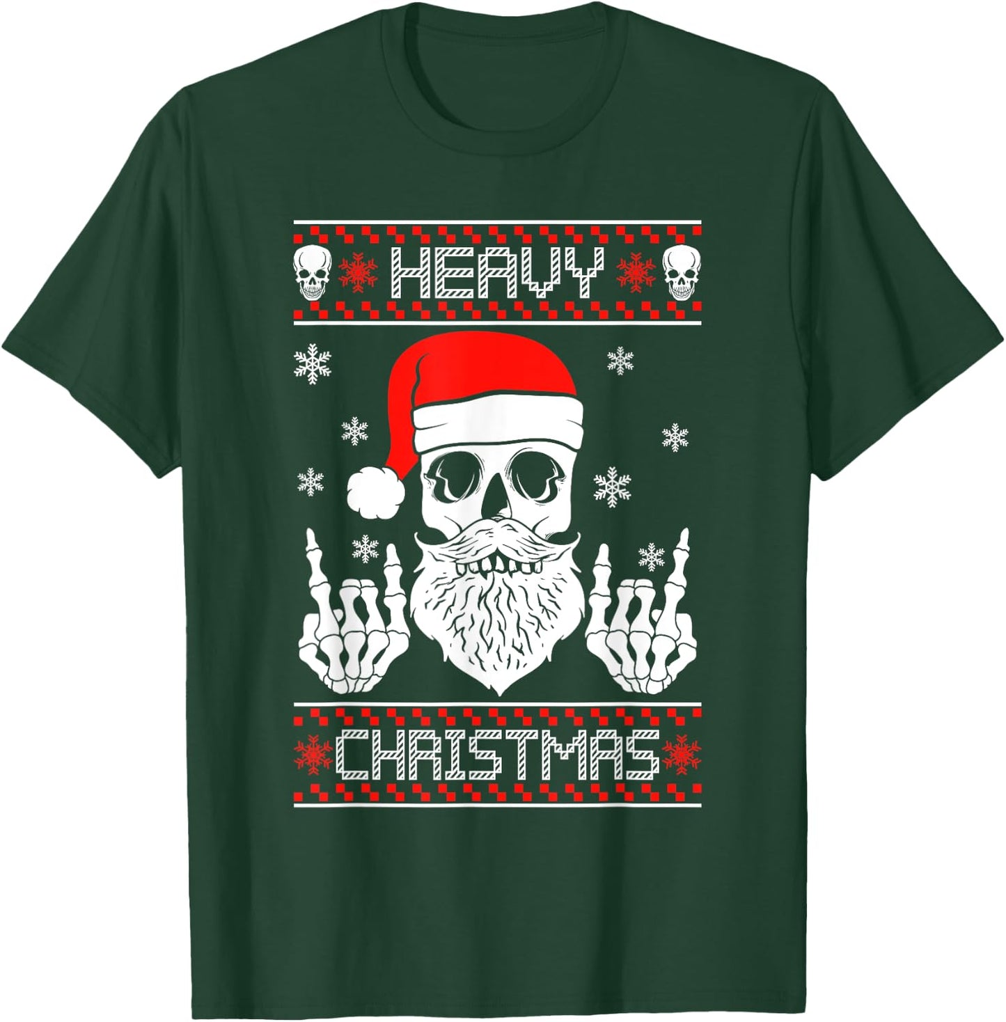 Geschenk Christmas Rock & Heavy Metal Weihnachten Heavy Metal Christmas 2020 Ugly Christmas T-Shirt - T-Shirt | Forest