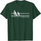 Door County WI Vintage Sailing 70s Nautical Sailboat T-Shirt - T-Shirt | Forest