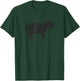 Capybara Distressed Print - Vintage Capybara T-Shirt - T-Shirt | Forest