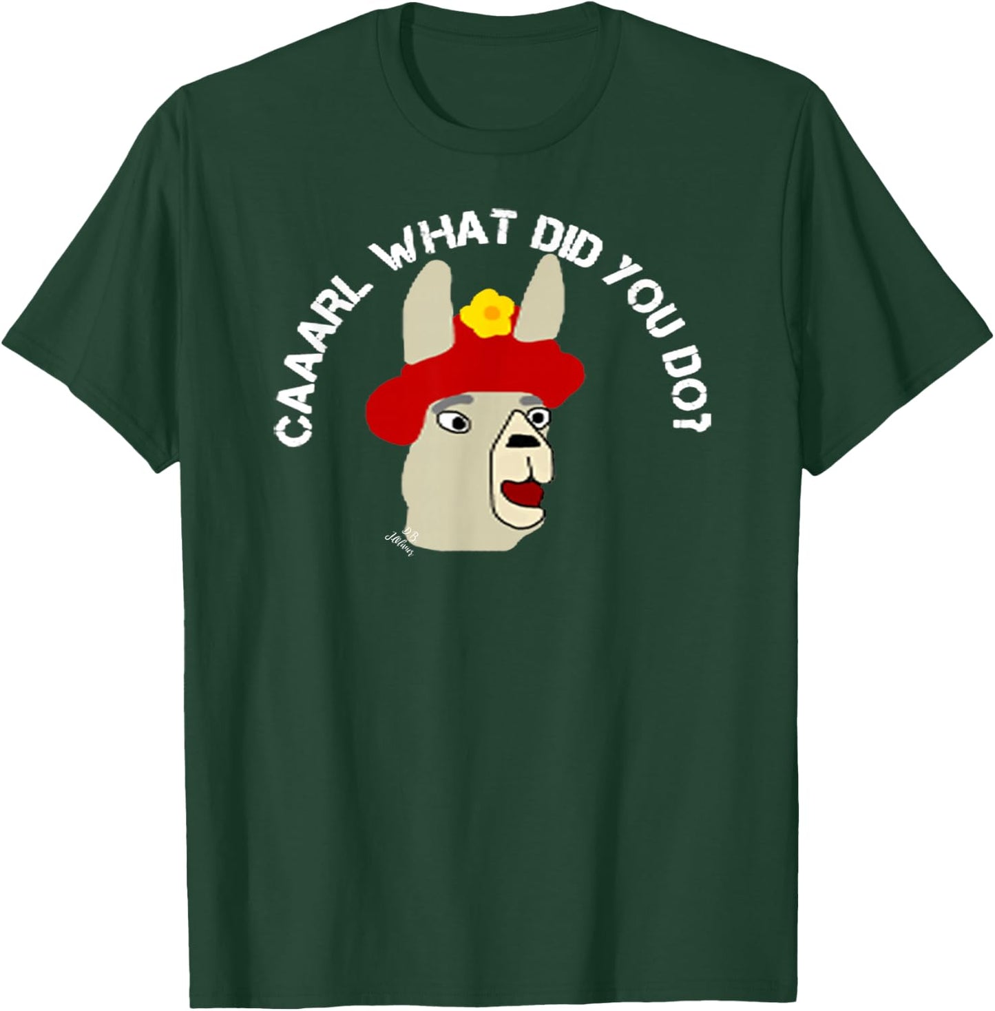 Lamas mit Hütts Karl was du dan? Funny Lama T-Shirt - T-Shirt | Forest