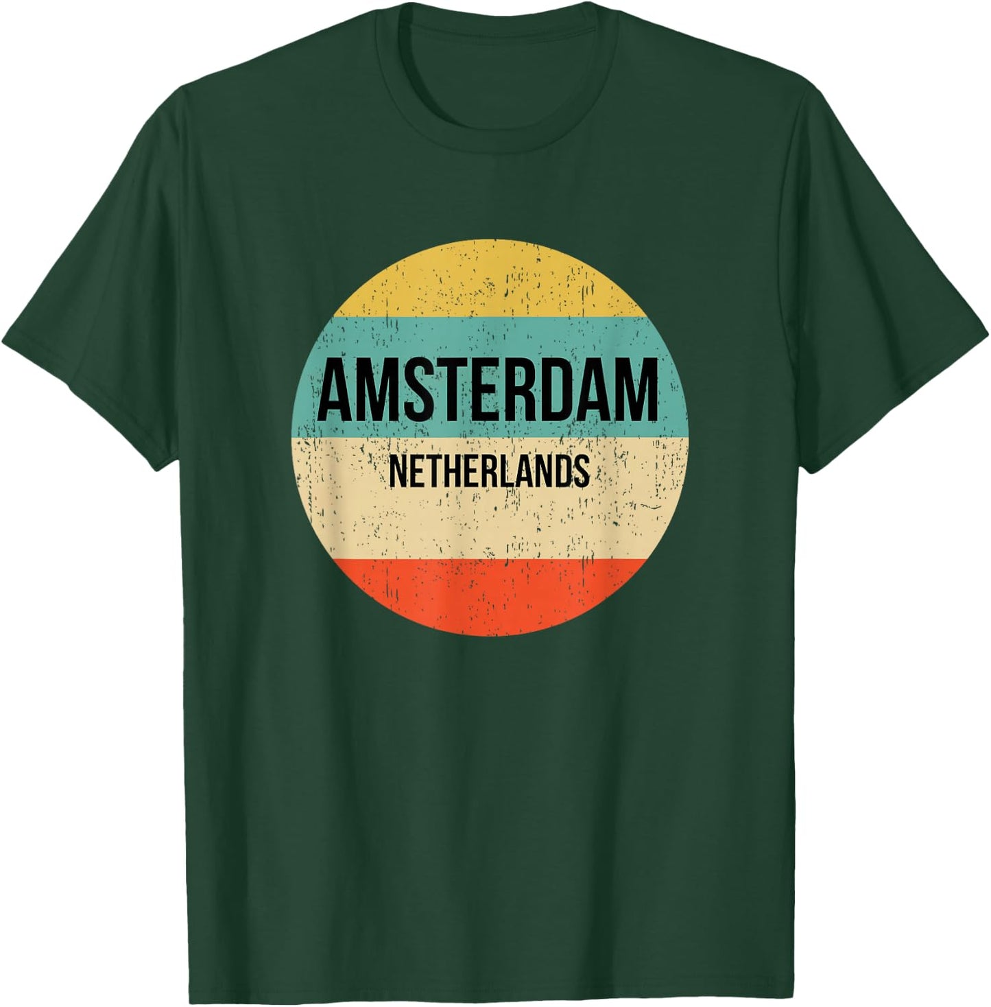 Amsterdam Netherlands T-Shirt - T-Shirt | Forest