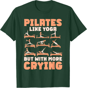 Pilates Lover Quote Pilates Teacher Contrology T-Shirt - T-Shirt | Forest