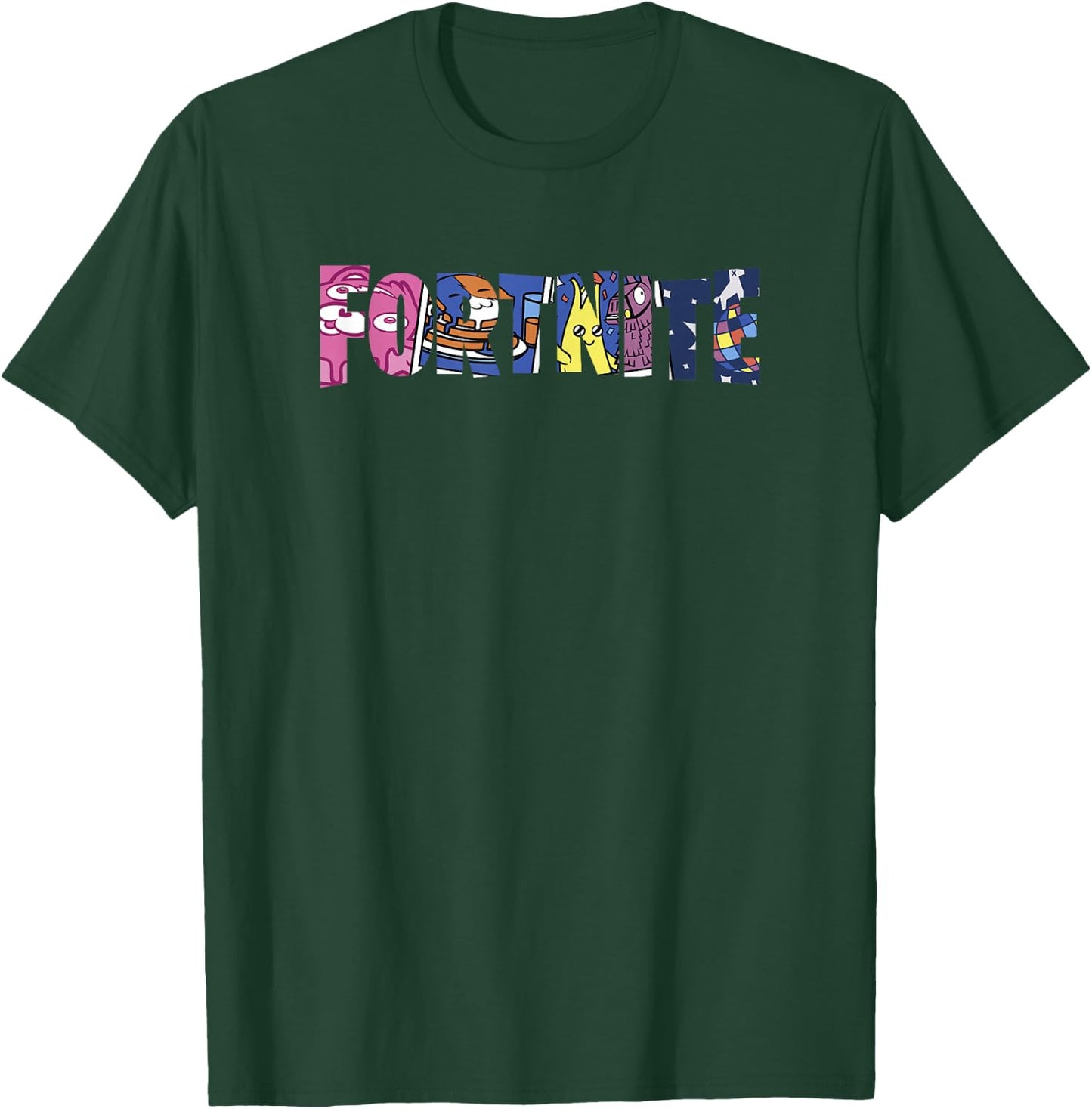 Fortnite Spring Character Fill Short Sleeve T-Shirt - T-Shirt | Forest