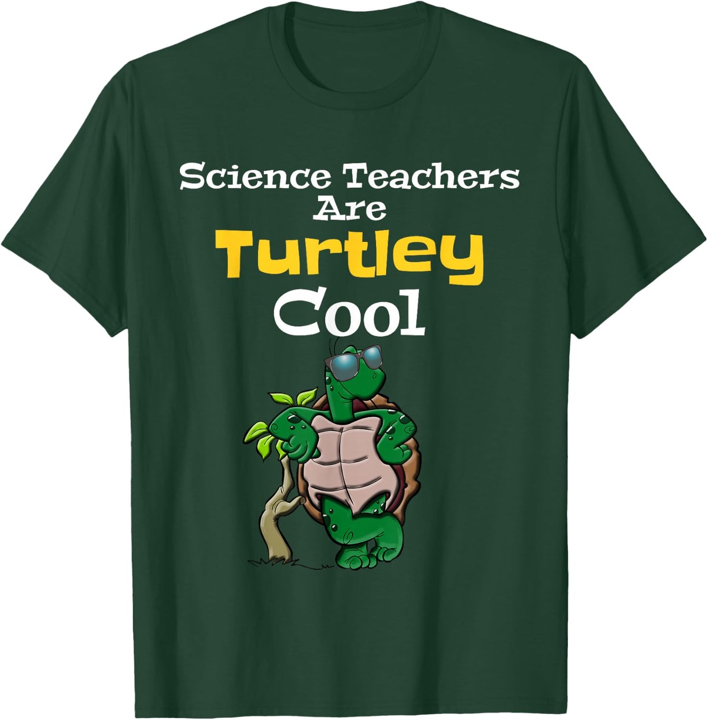 Science Teachers Gifts School Employee Shirts Turtle Lover T-Shirt - T-Shirt | Forest