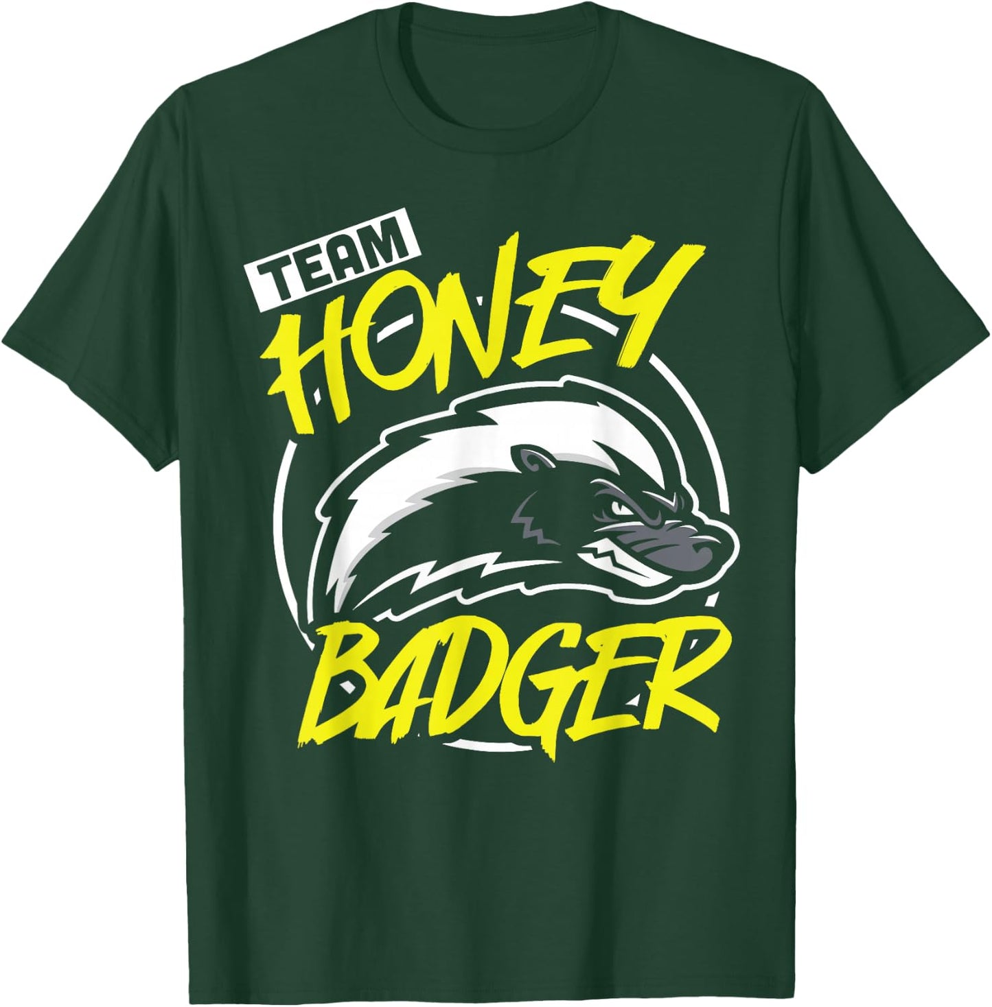 Team Honey Badger Forest Animal Squad Funny Boys Girls Gift T-Shirt - T-Shirt | Forest