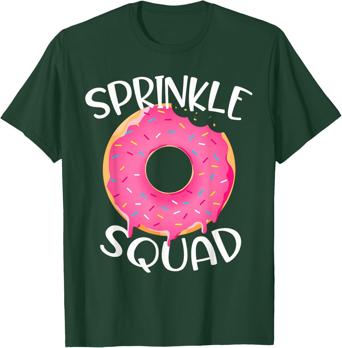 Sprinkle Squad Donut Funny Donut Lover Birthday Gifts T-Shirt - T-Shirt | Forest