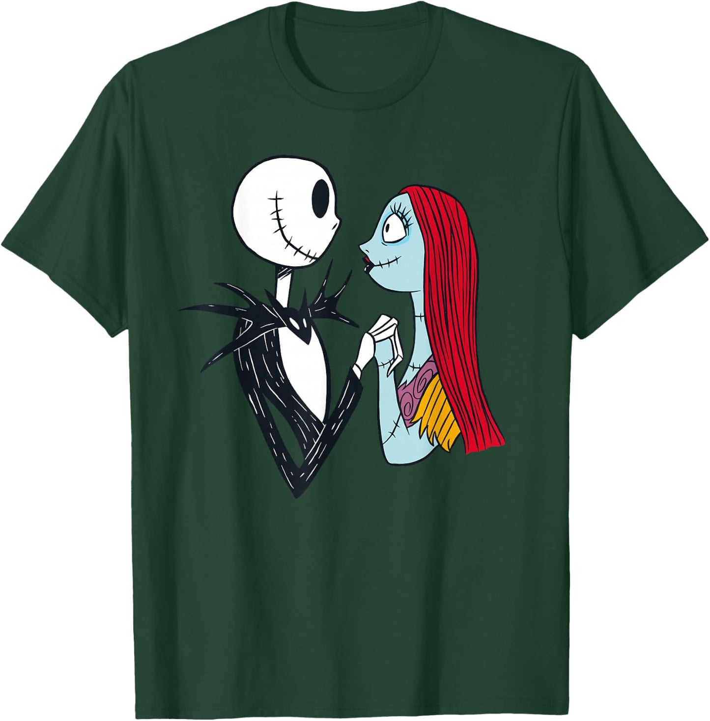 Disney The Nightmare Before Christmas Jack and Sally T-Shirt - T-Shirt | Forest