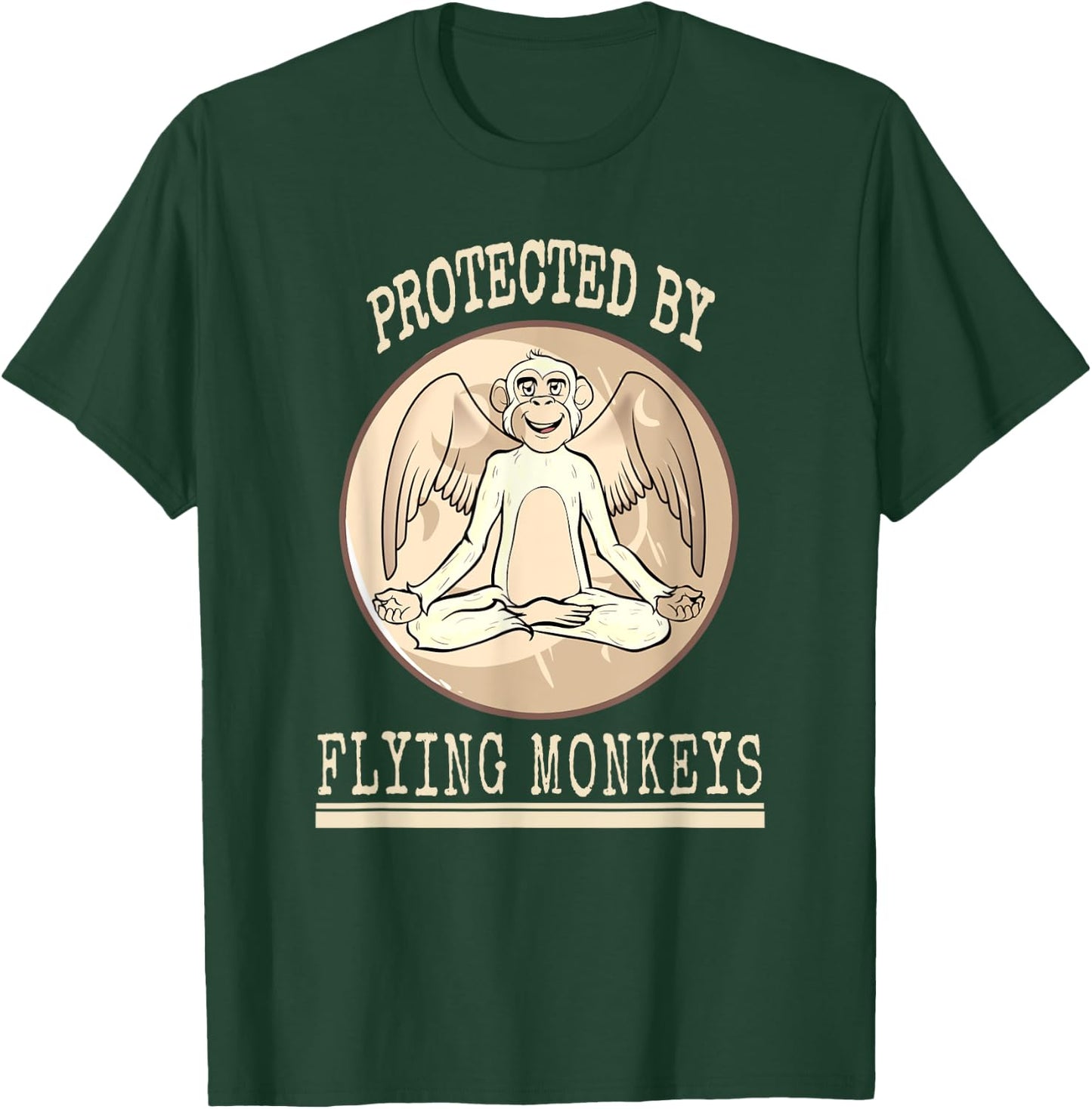 Funny Protected Wizard Wicked Witch Get My Flying Monkeys T-Shirt - T-Shirt | Forest