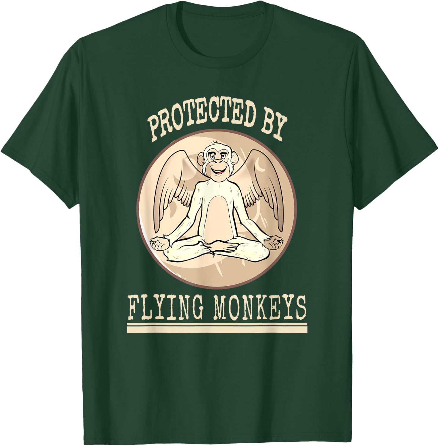 Funny Protected Wizard Wicked Witch Get My Flying Monkeys T-Shirt - T-Shirt | Forest