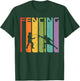 70s 80s Retro Fencing Sport Outfit Fencer Gift Fencing T-Shirt - T-Shirt | Forest