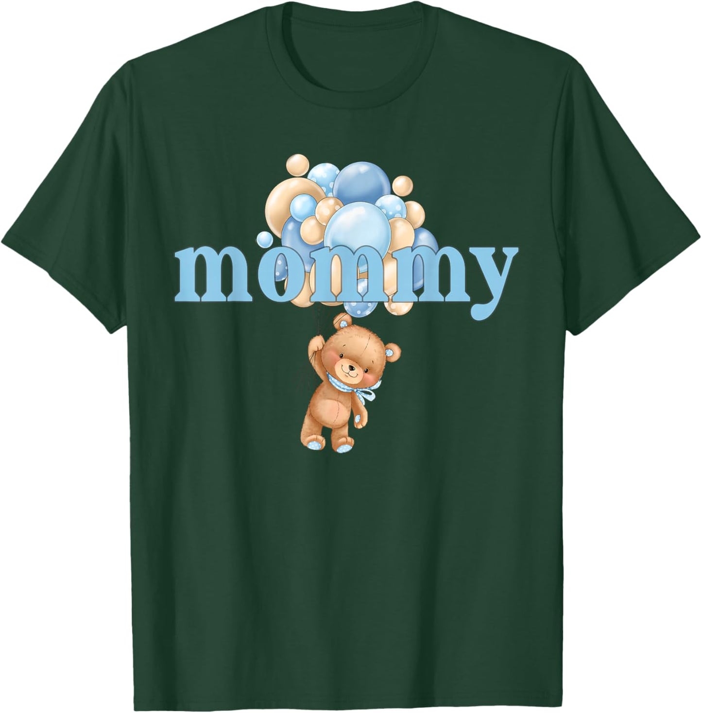 Mommy Teddy Bear 1st Birthday Boy Family Matching T-Shirt - T-Shirt | Forest