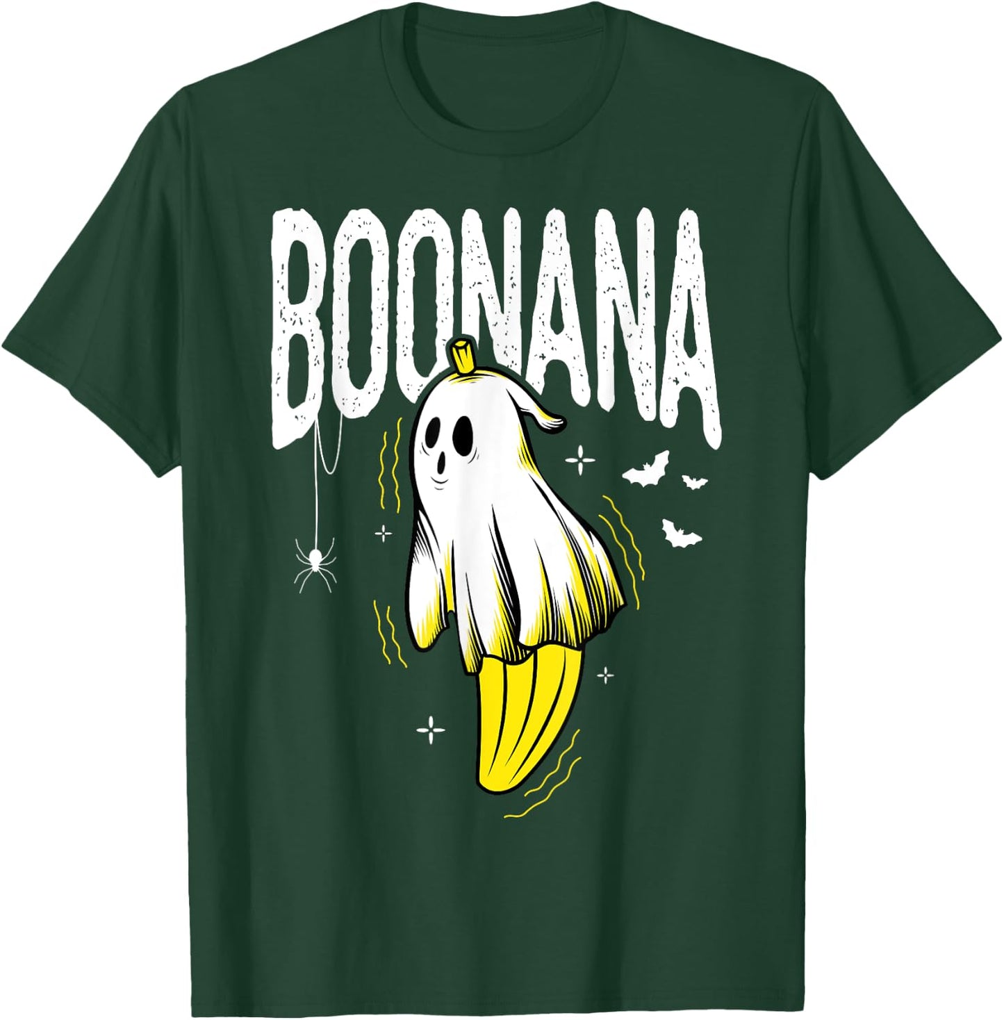 Boonana banana halloween creepy banana halloween fan T-Shirt - T-Shirt | Forest