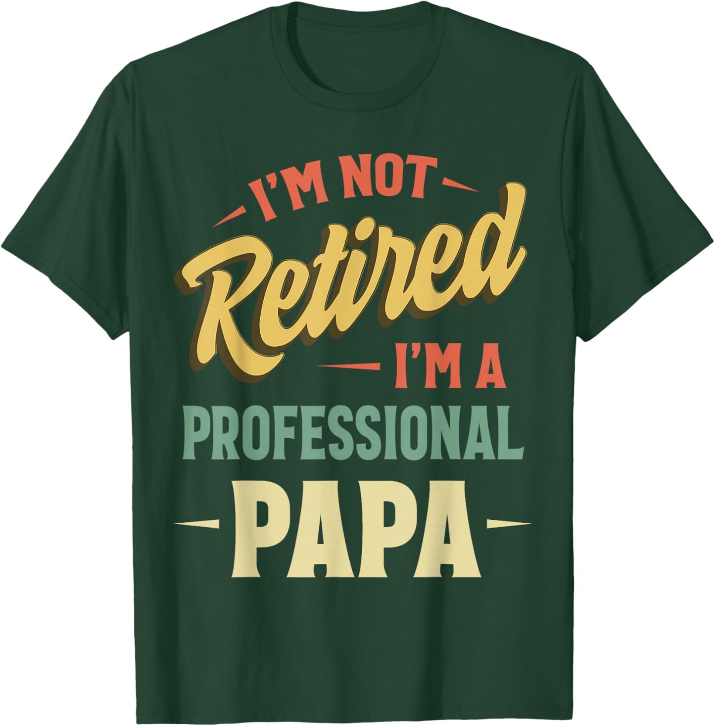 Papa Shirts For Grandpa Funny Fathers Day Professional Papa T-Shirt - T-Shirt | Forest