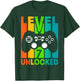 7th Birthday Gamer Boy or Gamer Girl - Level 7 Unlocked T-Shirt - T-Shirt | Forest
