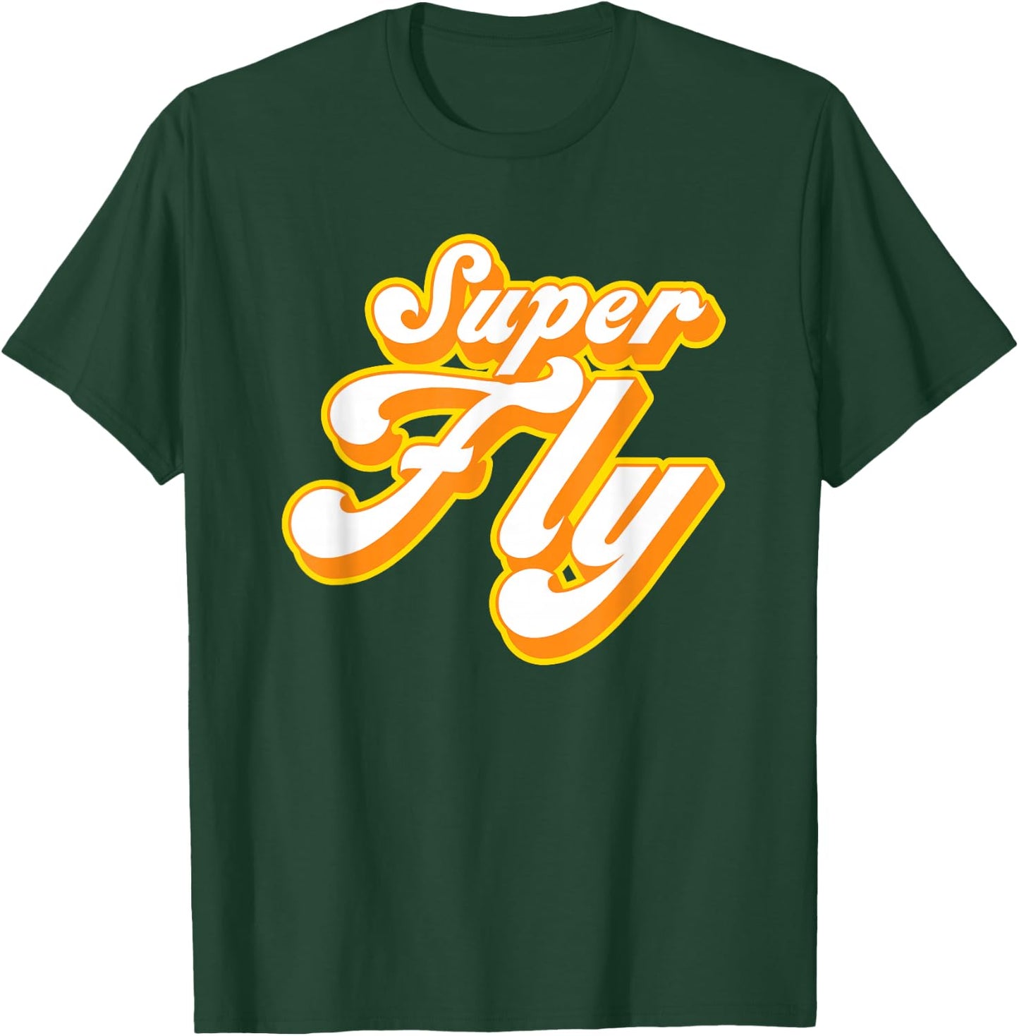 Groovy 1970s Super Fly T-Shirt - T-Shirt | Forest