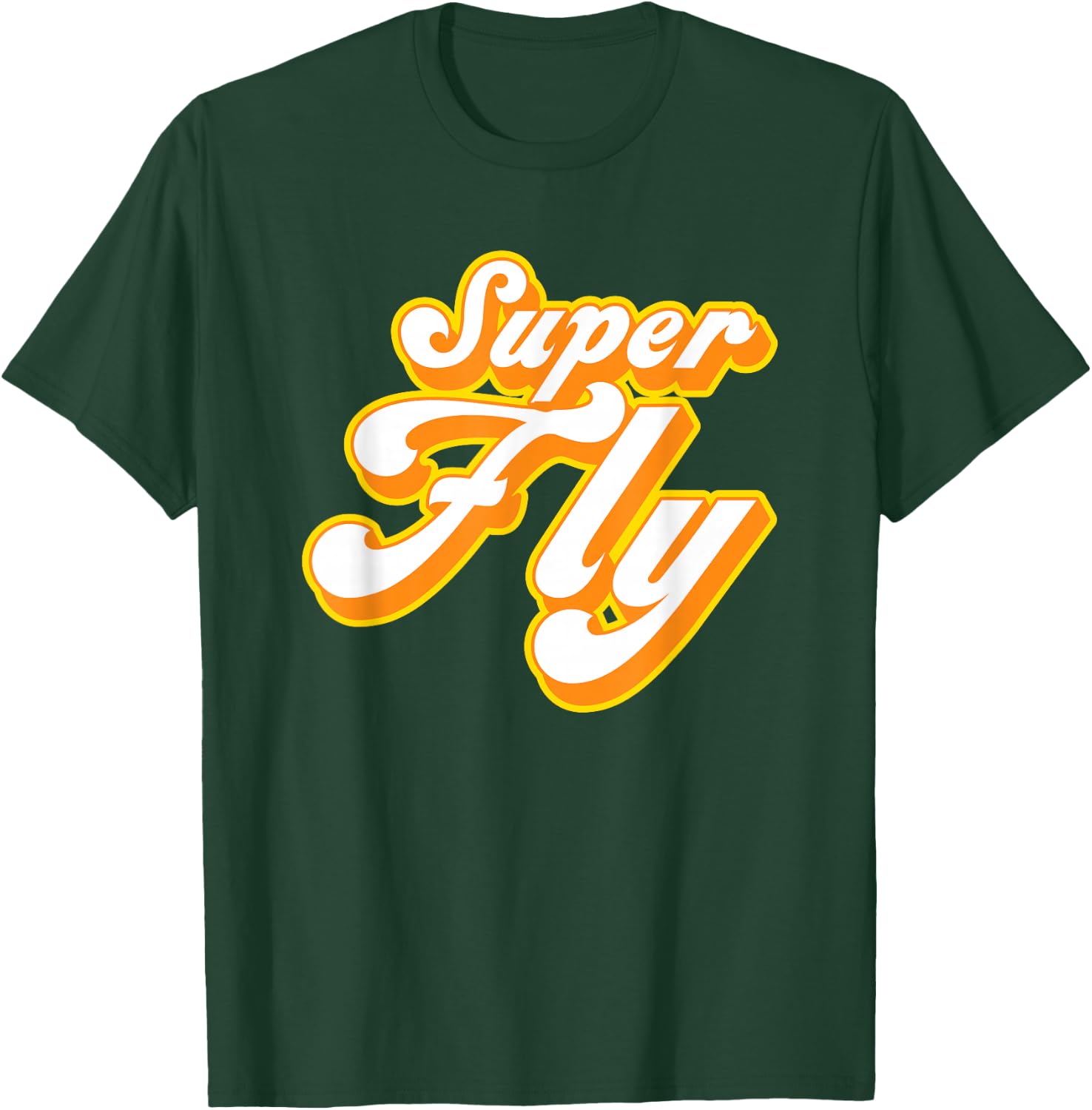 Groovy 1970s Super Fly T-Shirt - T-Shirt | Forest