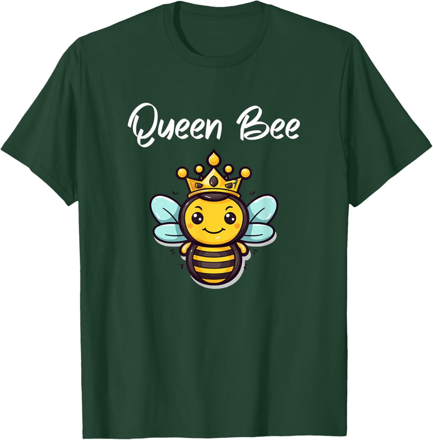 Queen Bee Cute Bee Girls T-Shirt - T-Shirt | Forest