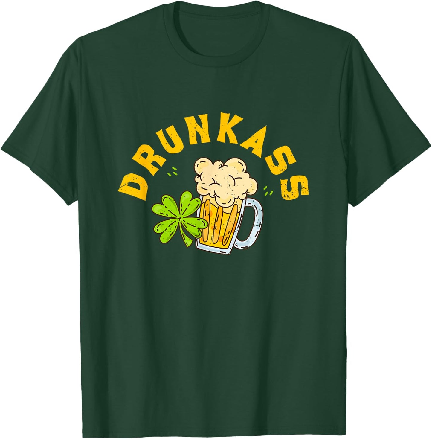 Drunkass / Funny Couple Matching St. Patrick’s Day T-Shirt - T-Shirt | Forest