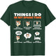 Things I Do in My Free Time Furry Cosplay T-Shirt - T-Shirt | Forest