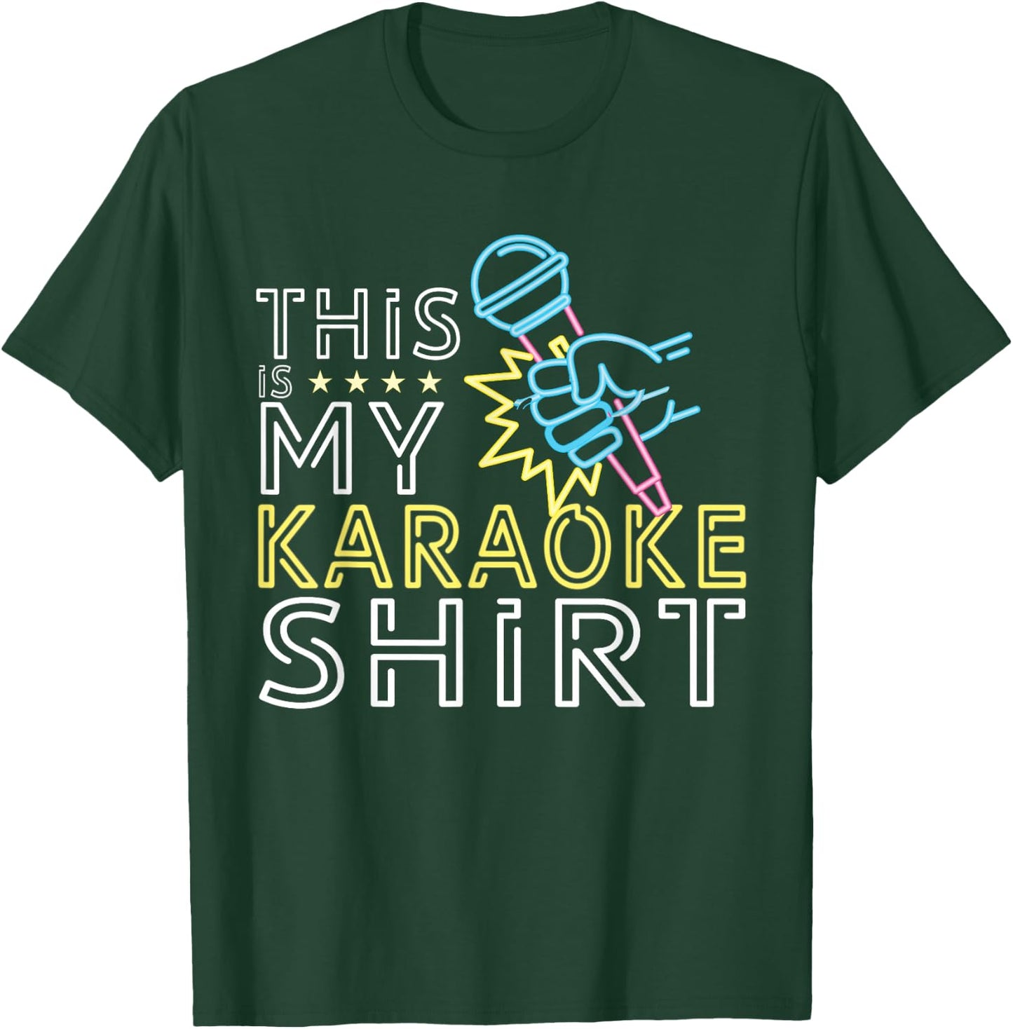 This is my karaoke shirt gift T-Shirt - T-Shirt | Forest