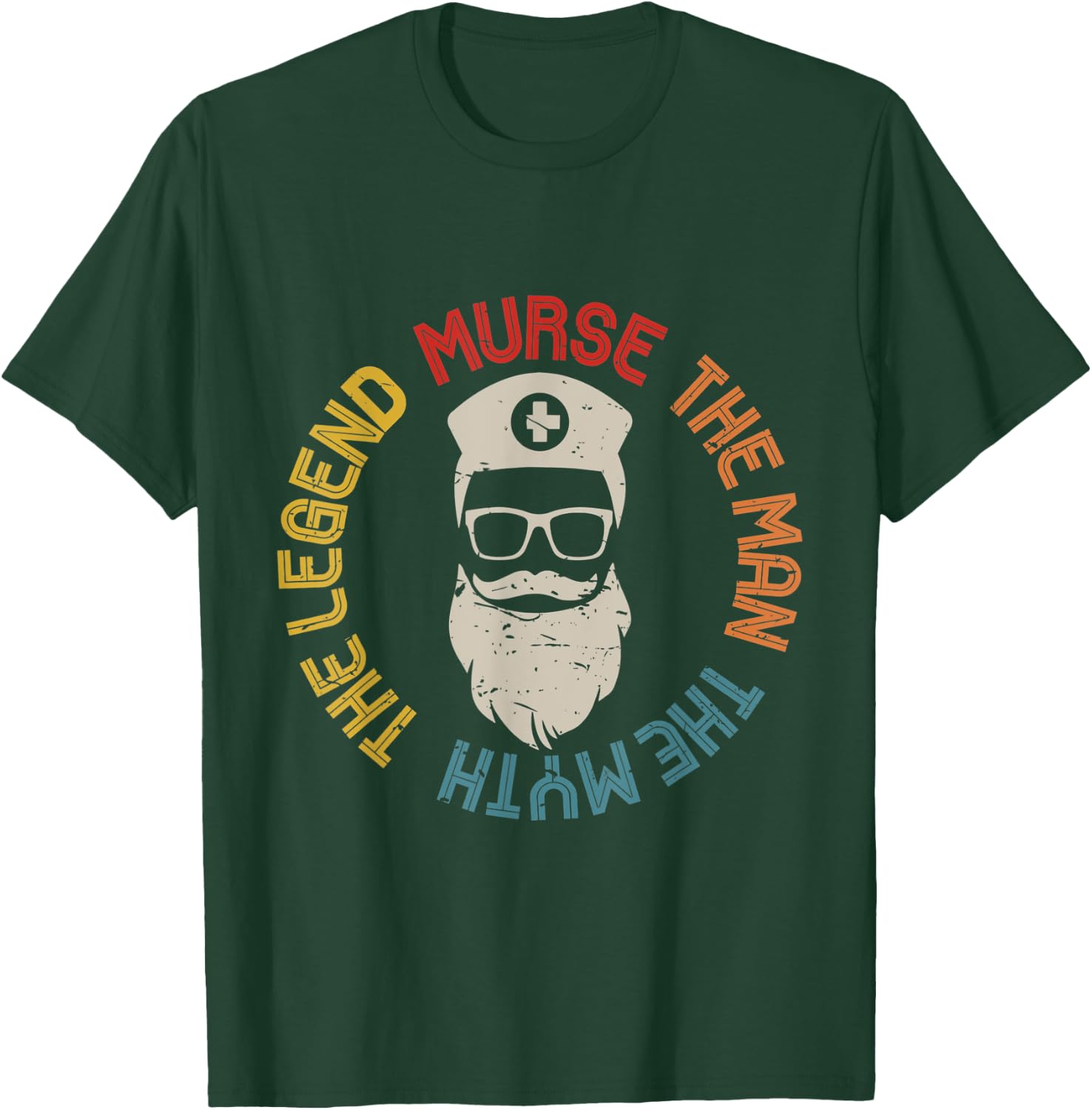 Male Nurse shirt funny Murse RN LPN CNA T-Shirt - T-Shirt | Forest