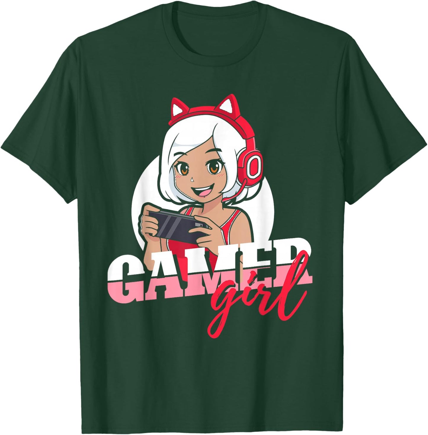 Gamer Girl Gaming T-Shirt - T-Shirt | Forest