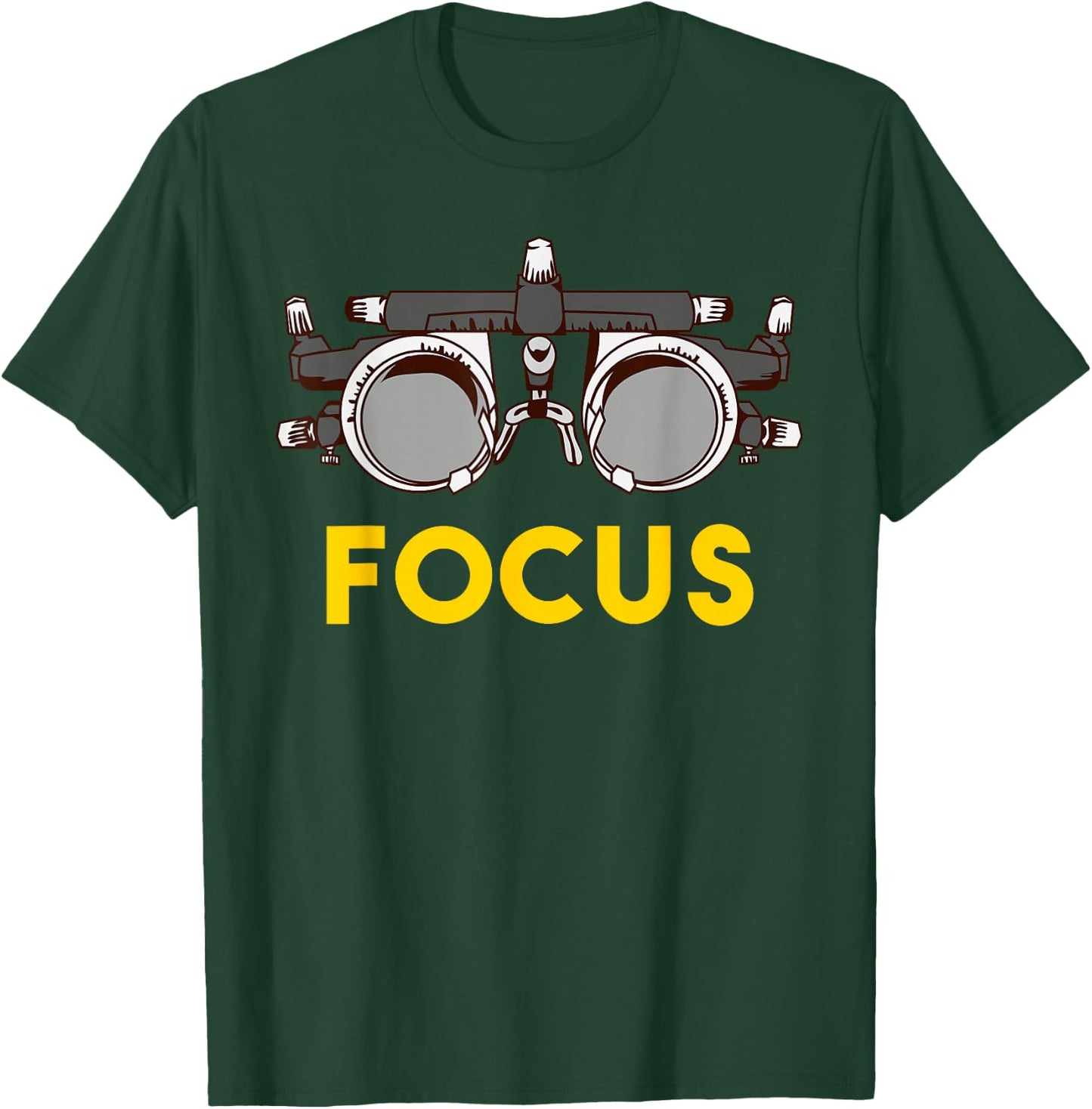 Born to Be an Optometrist | Phoropter Gift Funny Eye Oculist T-Shirt - T-Shirt | Forest