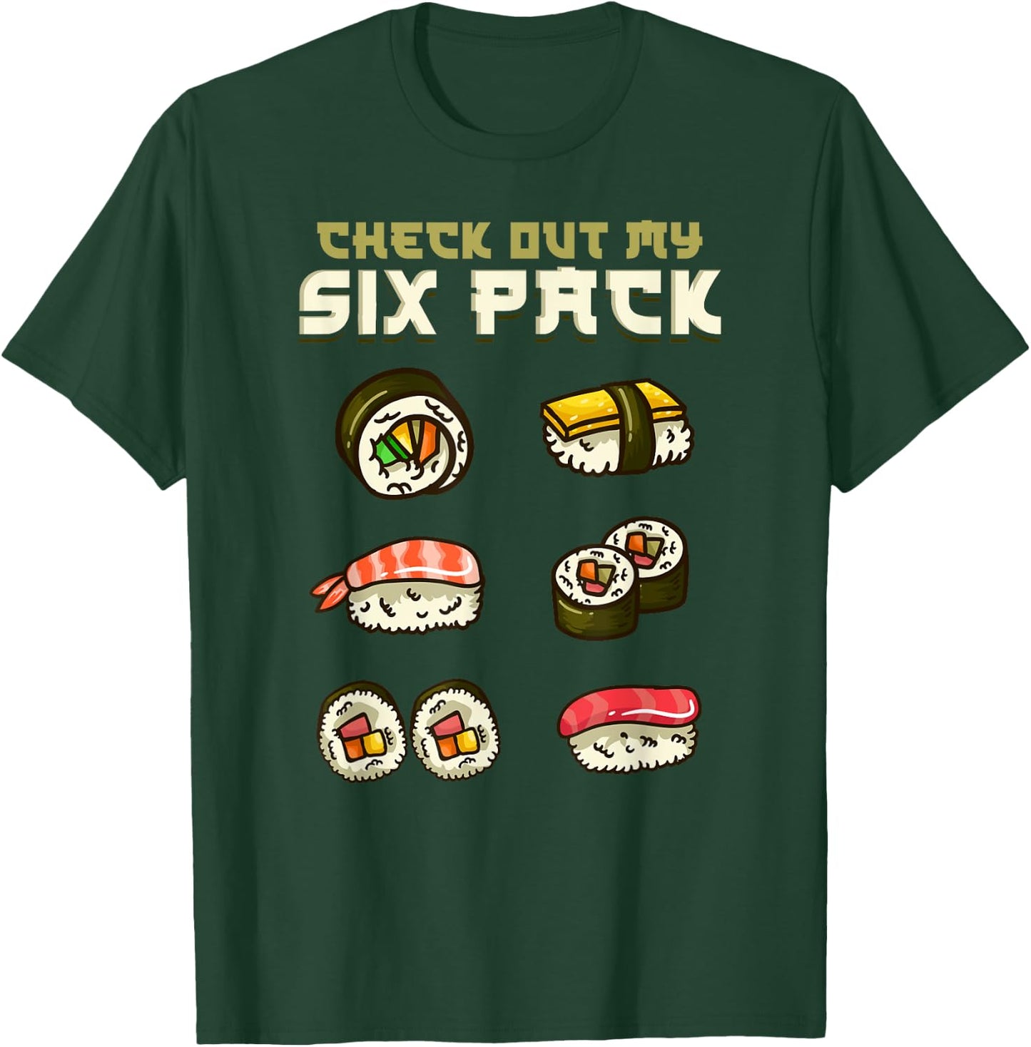 Sushi Japanese Gym T-Shirt - T-Shirt | Forest