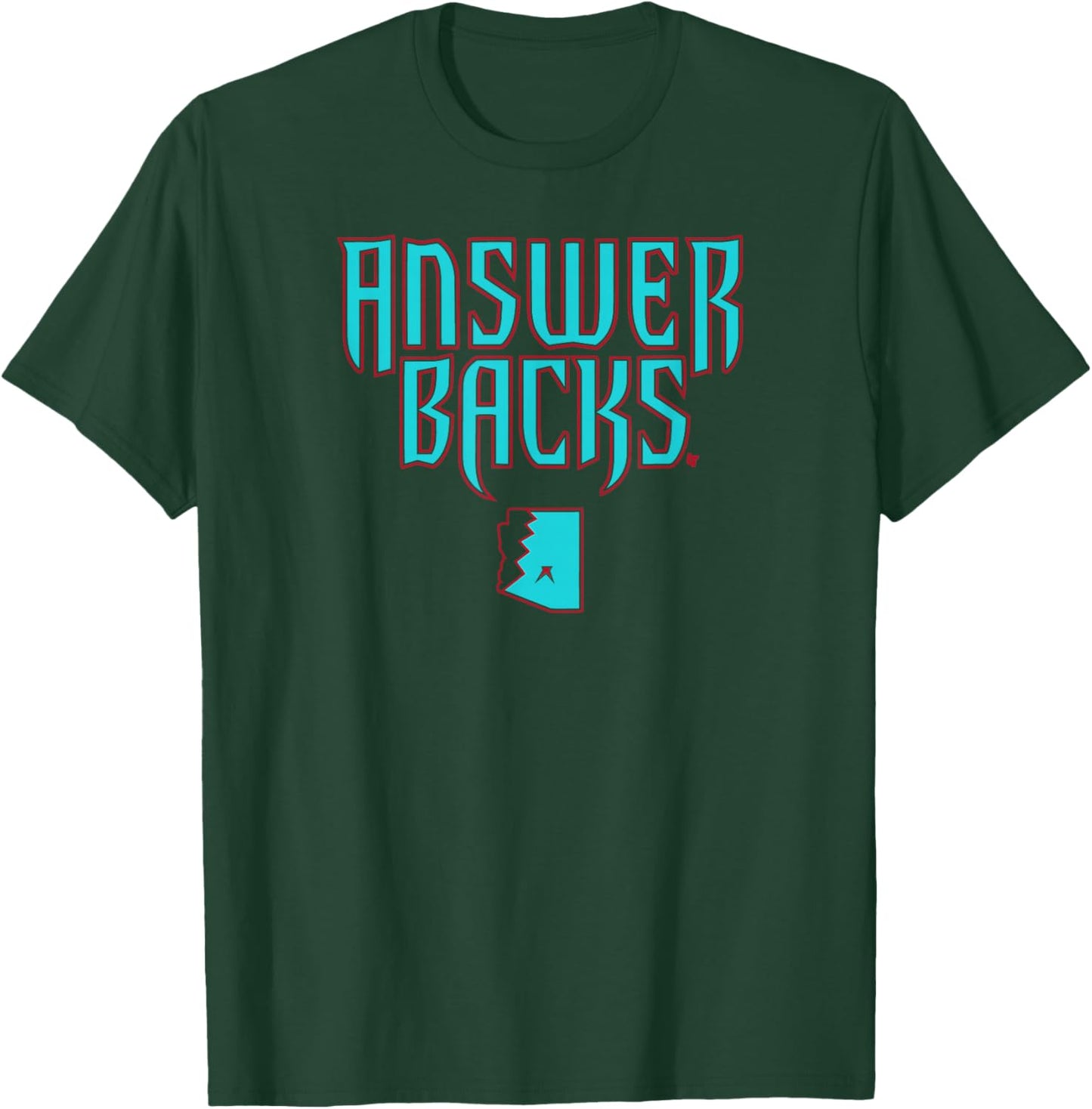 AnswerBacks - Arizona Baseball T-Shirt - T-Shirt | Forest