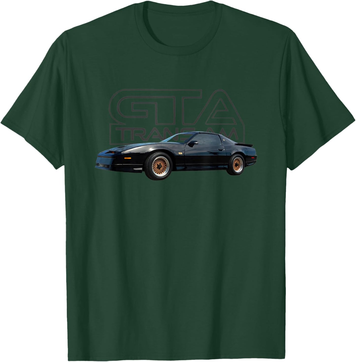 Bandit Trans Am GTA 4thgen Muscle Black Cars T-Shirt - T-Shirt | Forest