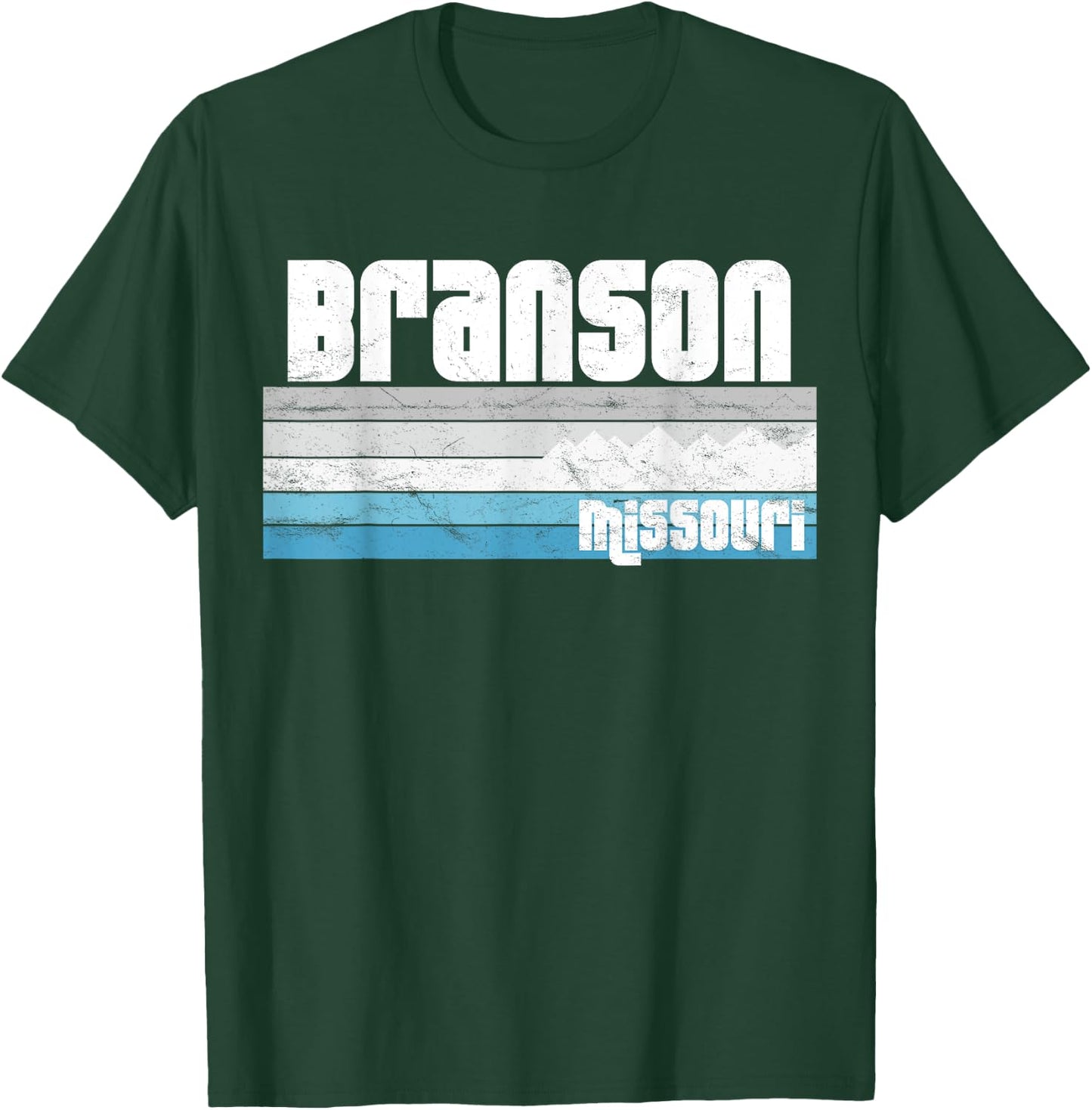I Love Branson Missouri Ozark Mountains Winter Snow T-Shirt - T-Shirt | Forest