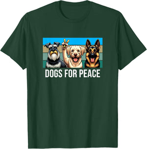Dogs For Peace T-Shirt - T-Shirt | Forest
