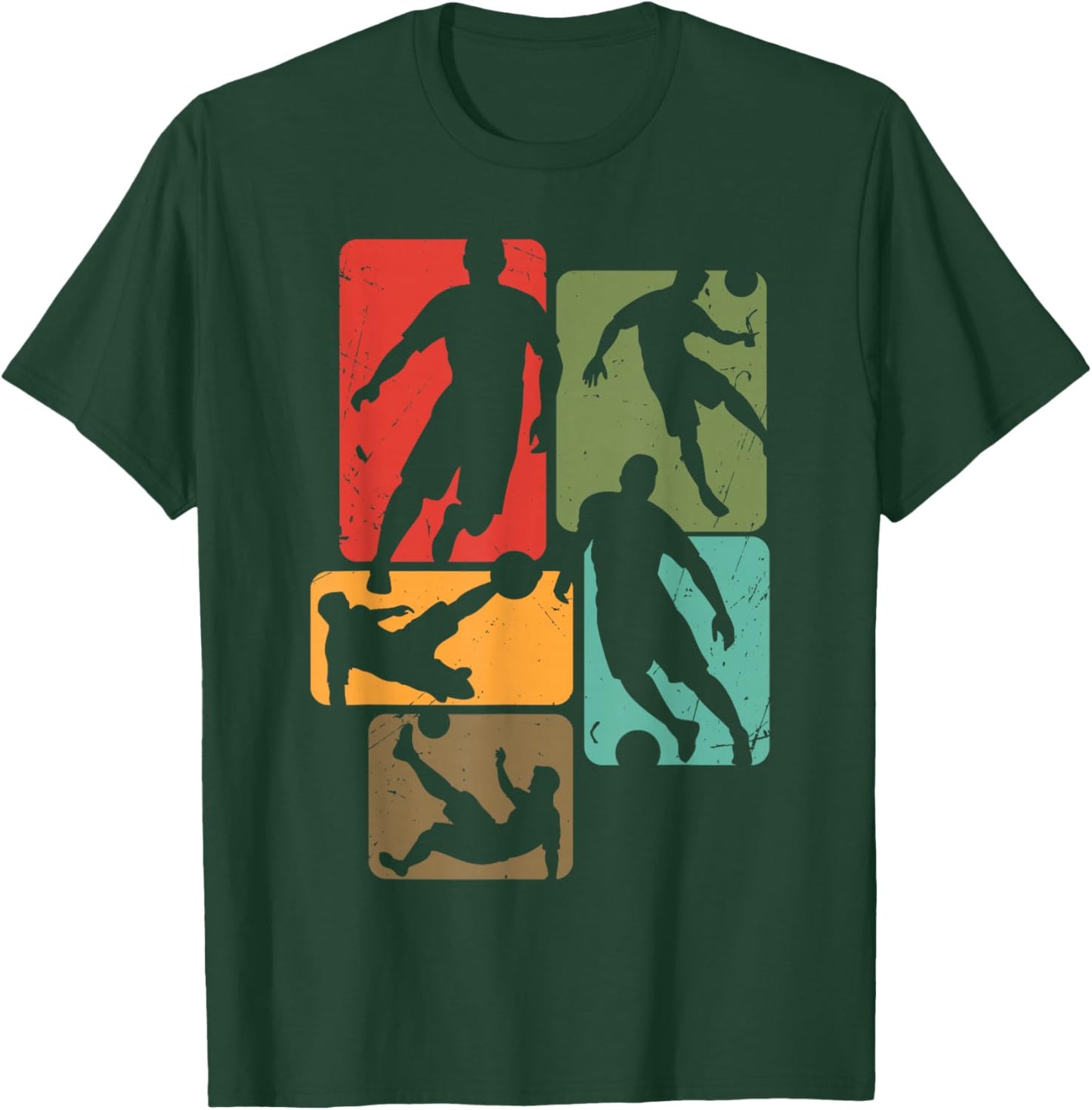 Soccer for Soccer Player | Retro Boys Soccer T-Shirt - T-Shirt | Forest