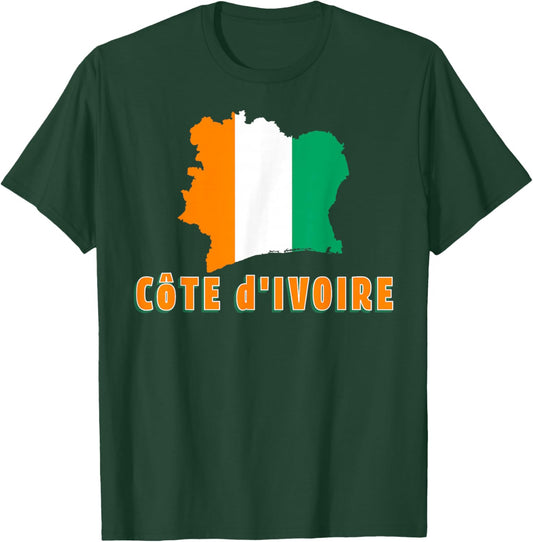 Ivory Coast Flag , Women, Kids T-Shirt - T-Shirt | Forest