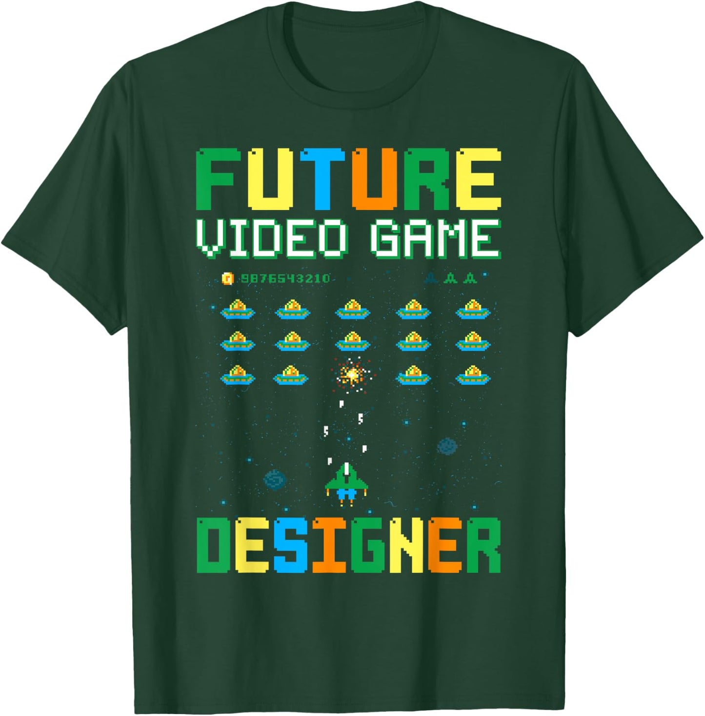 Future Video Game Designer For Kids, Game Developer T-Shirt - T-Shirt | Forest