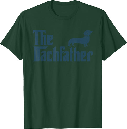 Dachshund The Dogfather Gifts Funny Father's Day T-Shirt - T-Shirt | Forest